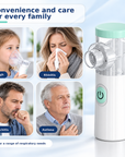AirEase Go - Silent Mesh Nebulizer Handheld